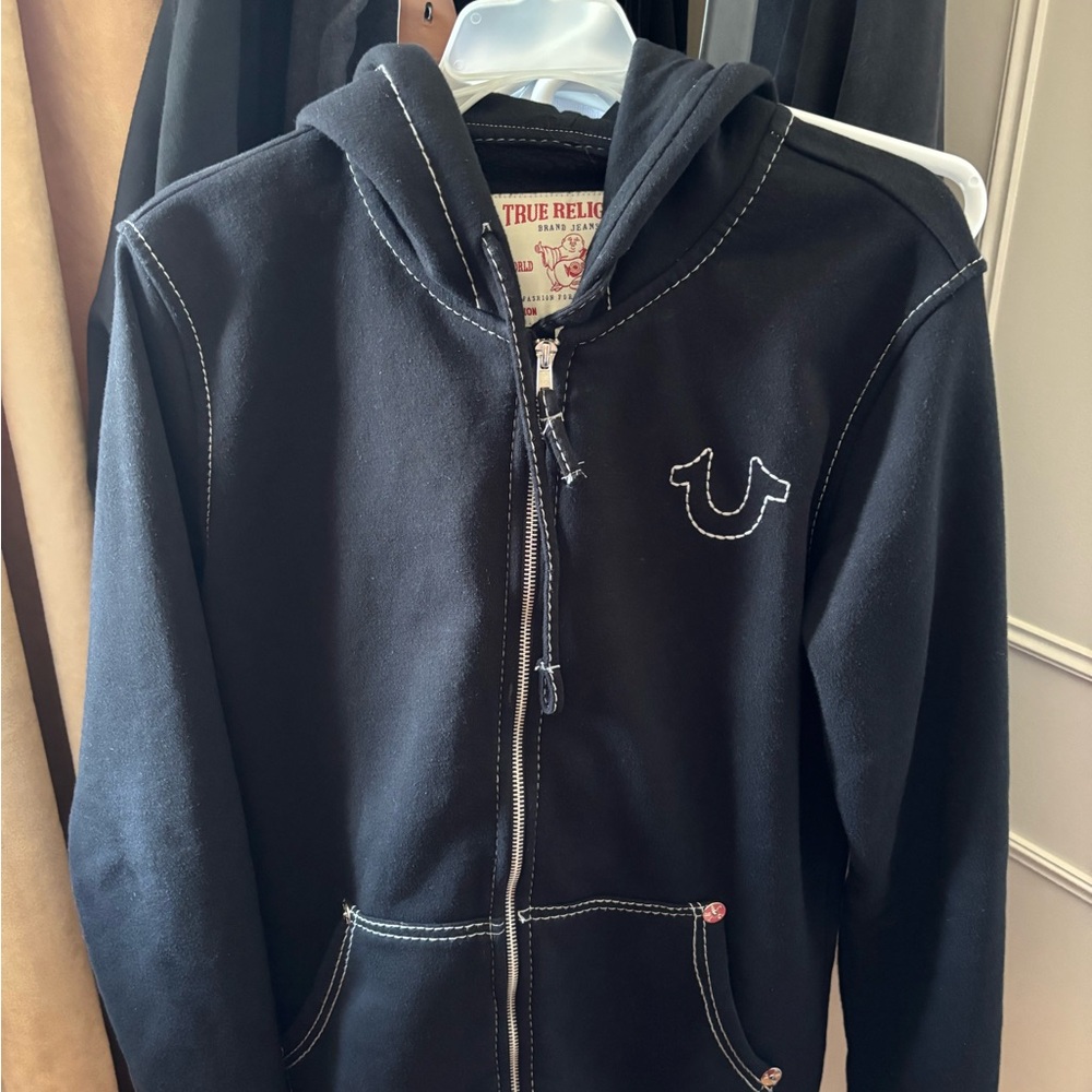 True Religion Black Hoodie